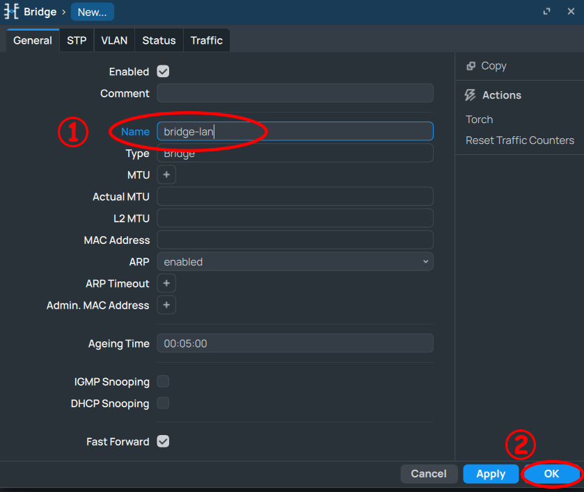 Настройка Bridge 2